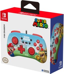 Геймпад Hori Horipad Mini Super Mario Nintendo Switch Blue/Red (873124009019)