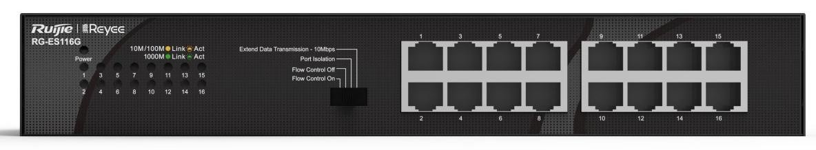 Комутатор Ruijie RG-ES116G