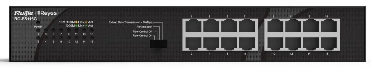 Фото: Комутатор Ruijie RG-ES116G № 3 | KTC