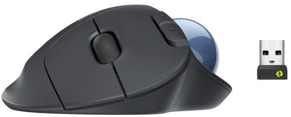 Миша Logitech Ergo M575 Trackball for Business Wireless Graphite (910-006221)