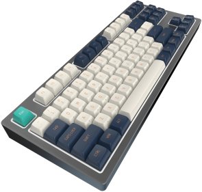 Клавіатура Dark Project KD87B Mech. Gateron Cap Teal ENG/UA/RU (KB-GCT-872-702124)