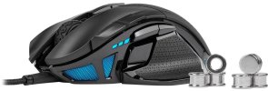 Миша Corsair Nightsword RGB Tunable FPS/MOBA USB Black (CH-9306011-EU)