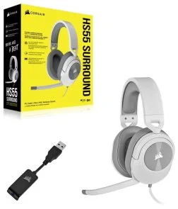 Фото: Гарнітура Corsair HS55 Surround White (CA-9011266-EU) № 5 | KTC