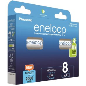 Акумулятор Panasonic Eneloop AA 2000mAh BL/8 (BK-3MCDE/8BE)