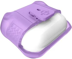 Фото: Чохол iTSkins for Airpods 3gen - spectrum Frost Antimicrobial Light Purple № 4 | KTC