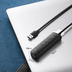 Фото: USB-хаб UGREEN CM416 Black (80657) № 6 | KTC