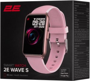 Смарт годинник 2E Wave S 46mm Pink (2E-CWW11PK)