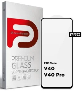 Фото: Захисне скло ArmorStandart for ZTE Blade V40/V40 Pro - Pro Black (ARM63119) № 3 | KTC
