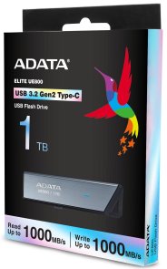 Флешка USB A-Data Elite UE800 128Tb Silver (AELI-UE800-1T-CSG)