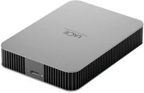 Фото: Зовнішній HDD LaCie Mobile Drive 2022 5TB Moon Silver (STLP5000400) № 5 | KTC