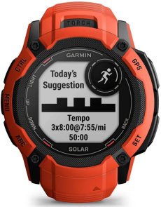 Смарт годинник Garmin Instinct 2X Solar Flame Red (010-02805-01)