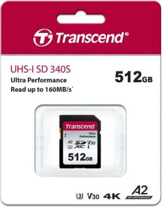 FLASH пам'ять Transcend SDC340S U3 V30 A2 SDXC 512GB (TS512GSDC340S)