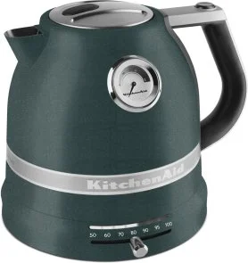 Фото: Електрочайник KitchenAid Temperature Kettle 1.5L Artisan 5KEK1522 Pebbled Palm (5KEK1522EPP) № 2 | KTC