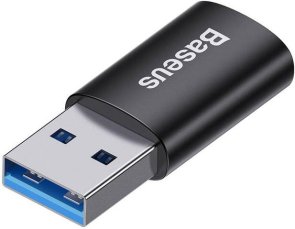 Перехідник Baseus Ingenuity Series Mini OTG Adaptor AM / Type-C Black (ZJJQ000101)