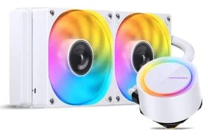 Фото: Система рідинного охолодження Jonsbo TG-240 White № 3 | KTC