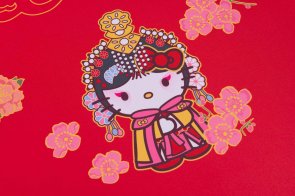 Килимок Akko Hellokitty Peking Opera Deskmat A Red (6925758615297)