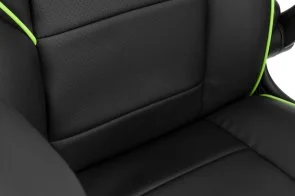 Фото: Крісло 2E Hebi Black/Green (2E-GC-HEB-BK) № 8 | KTC