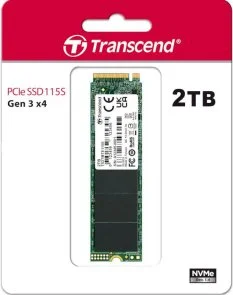 Фото: SSD-накопичувач Transcend 115S 2280 PCIe 3.0 x4 NVMe 2TB (TS2TMTE115S) № 2 | KTC