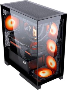 Корпус 2E Gaming Fantom GK701B Black with window (2E-GK701B)