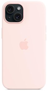 Чохол Apple for iPhone 15 - Silicone Case with MagSafe Light Pink (MT0U3)