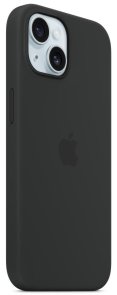 Чохол Apple for iPhone 15 - Silicone Case with MagSafe Black (MT0J3)