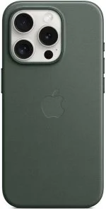 Фото: Чохол Apple for iPhone 15 Pro - FineWoven Case with MagSafe Evergreen (MT4U3) № 3 | KTC