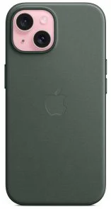 Фото: Чохол Apple for iPhone 15 - FineWoven Case with MagSafe Evergreen (MT3J3) № 4 | KTC
