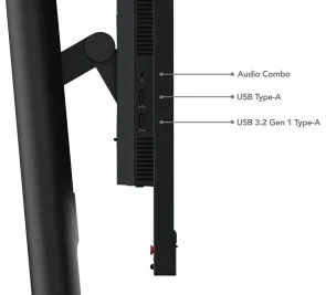 Фото: Монітор Lenovo ThinkVision T24v-30 Black (63D8MAT3UA) - 23.8" IPS / 1920×1080 / 75 Гц / Pivot / HAS № 10 | KTC