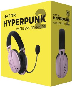 Гарнітура Hator Hyperpunk 2 Wireless Tri-mode Lilac (HTA-859)