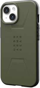 Чохол UAG for Apple iPhone 15 - Civilian Magsafe Olive Drab (114287117272)