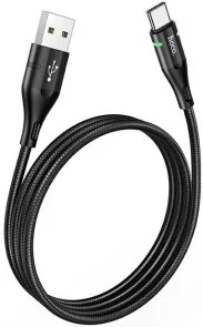Фото: Кабель Hoco U93 3A AM/Type-C 1.2m Black (6931474732170) № 4 | KTC