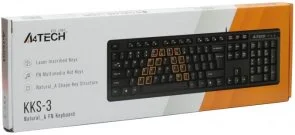 Фото: Клавіатура A4tech KKS-3 Black № 4 | KTC