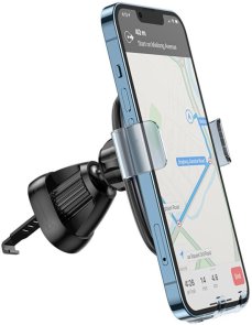 Кріплення для мобільного телефону Hoco H7 small gravity car holder air outlet Space Grey (6931474791443)