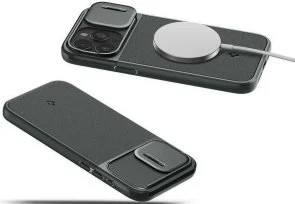 Фото: Чохол Spigen for Apple iPhone 15 Pro - Optik Armor MagFit Abyss Green (ACS06739) № 10 | KTC