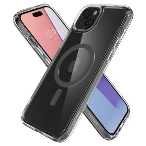 Фото: Чохол Spigen for Apple iPhone 15 - Ultra Hybrid MagFit Graphite (ACS06804) № 4 | KTC