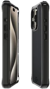 Фото: Чохол iTSkins for iPhone 15 Pro Max BALLISTIC R NYLON with MagSafe Black (AP5U-HMABA-BLCK) № 2 | KTC