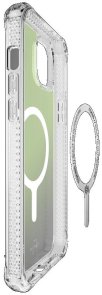 Чохол iTSkins for iPhone 15 HYBRID R Iridescent with MagSafe green (AP5N-HMAUM-IRGN)
