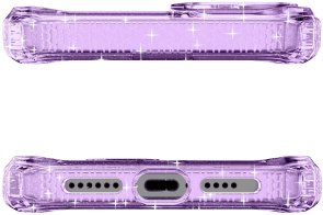 Чохол iTSkins for iPhone 15 Supreme R Spark with MagSafe Light purple (AP5N-MGSPA-LIPP)