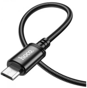 Кабель Hoco X89 Wind AM / MicroUSB 1m Black (6931474784346)