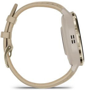 Смарт годинник Garmin Venu 3S French Gray/Soft Gold with Quick Release Leather Strap (010-02785-55)