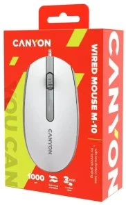 Фото: Миша Canyon M-10 White Grey (CNE-CMS10WG) № 6 | KTC