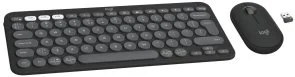 Фото: Комплект клавіатура+миша Logitech Pebble 2 Combo Tonal Graphite (920-012239) № 2 | KTC