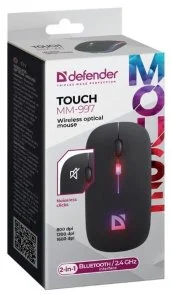Фото: Миша Defender Touch MM-997 RGB Black (52997) № 4 | KTC