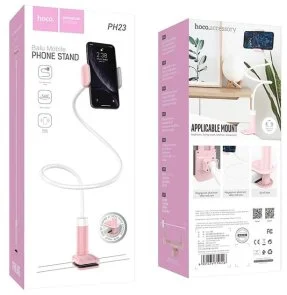 Фото: Універсальний тримач Hoco PH23 Balu Pink White (6931474719416) № 5 | KTC