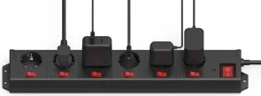 Фото: Мережевий фільтр Hama 6/1.4m Black (00223160) № 4 | KTC