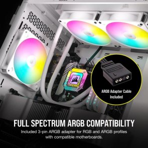 Кулер Corsair iCUE AR120 Digital RGB White 3 pcs (CO-9050169-WW)