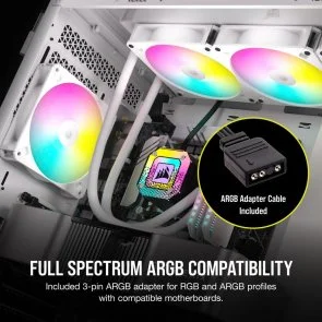 Фото: Кулер Corsair iCUE AR120 Digital RGB White (CO-9050168-WW) № 10 | KTC