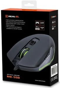 Фото: Миша Real-EL RM-550 Black (EL123200027) № 9 | KTC