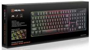 Фото: Клавіатура Real-EL Gaming 8700 Backlit Black (EL123100015) № 9 | KTC