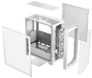 Корпус PCCooler C3D510 WH ARGB White with window